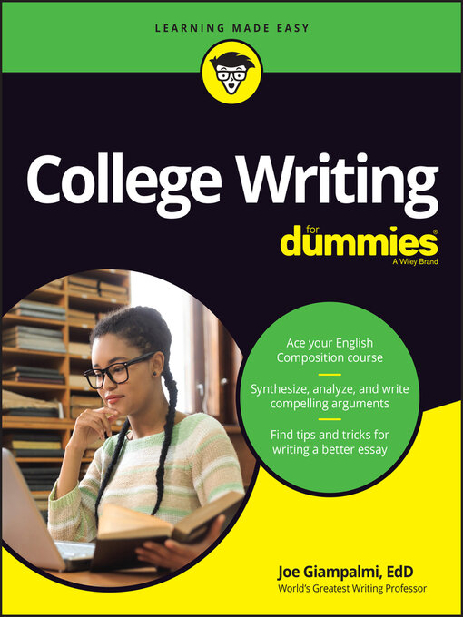 Title details for College Writing For Dummies by Joe Giampalmi - Available